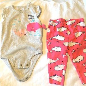 Matching onesie set